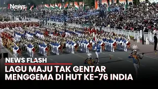 detik detik lagu maju tak gentar getarkan panggung parade hut ke 76 india news flash