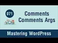 Mastering WordPress in Arabic - Comments Part 2