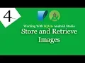 4 - Save and Retrieve Images with SQLite in Android Studio 2019 Retrieving Image from SQLite