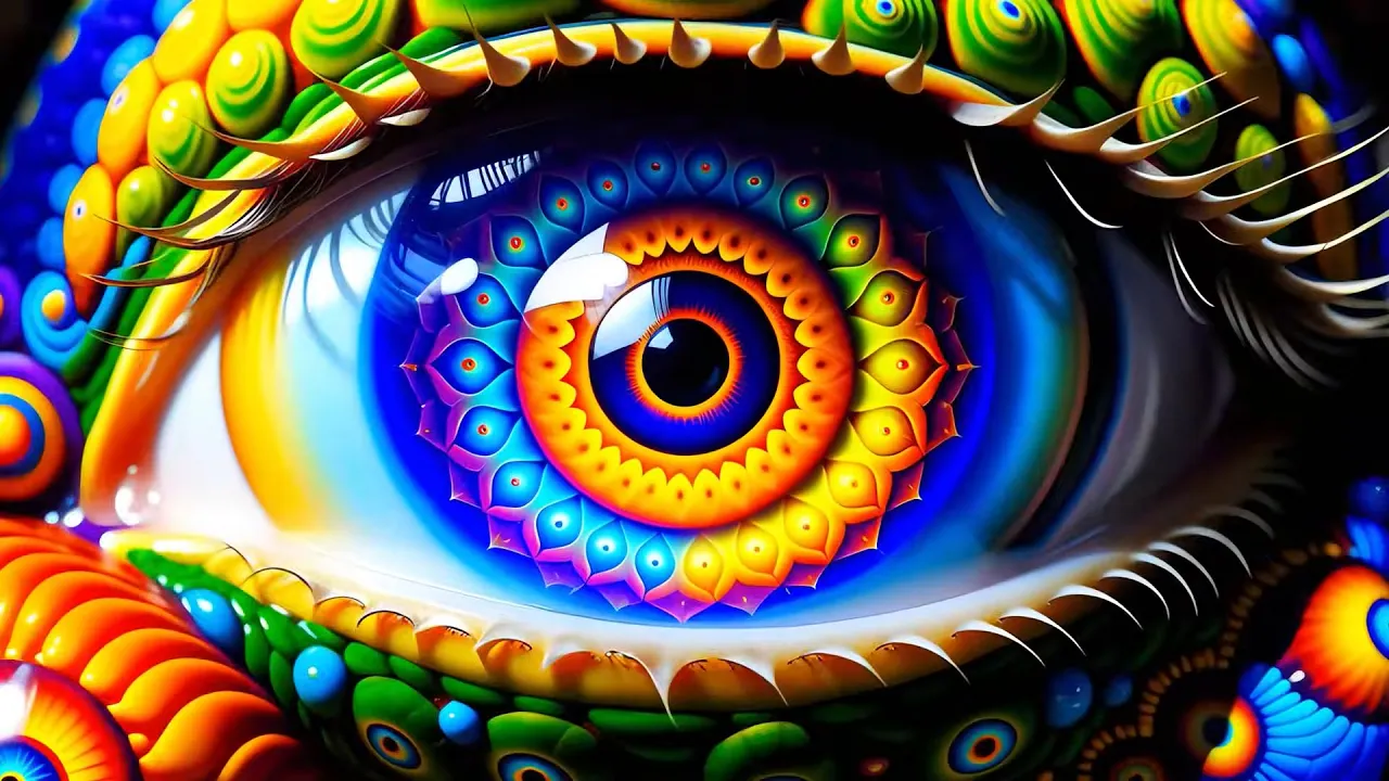 Psychedelic Trance - Magic Mushrooms / Hallucinations mix 2025 (AI Graphic Visuals)