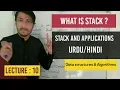 What is Stack Applications of Stack Data Structure in