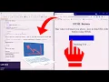 Onclick event in HTML Connect URL with Button in html button On click Onclick Java Script
