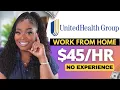 Overnight Part Time Work at Home Jobs United Health Group