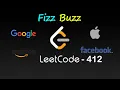 LEETCODE - 412 Fizz Buzz Easy solution
