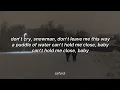 sia - snowman (slowed + reverb) [with lyrics]