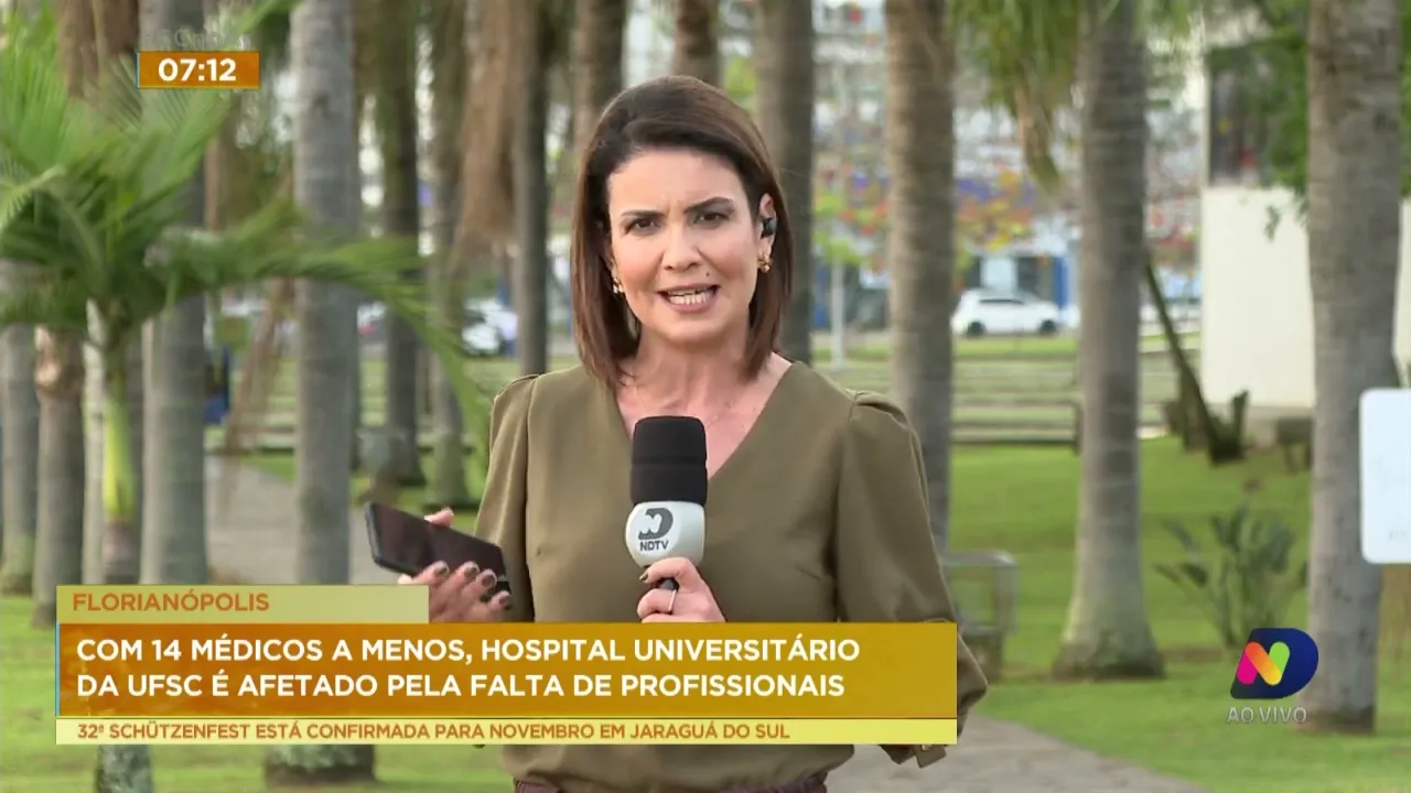 Faltam, pelo menos, 14 médicos no quadro de funcionários do HU em Florianópolis