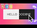 button word change and shake animation in 4 minutes HTML CSS JS beginner-friendly