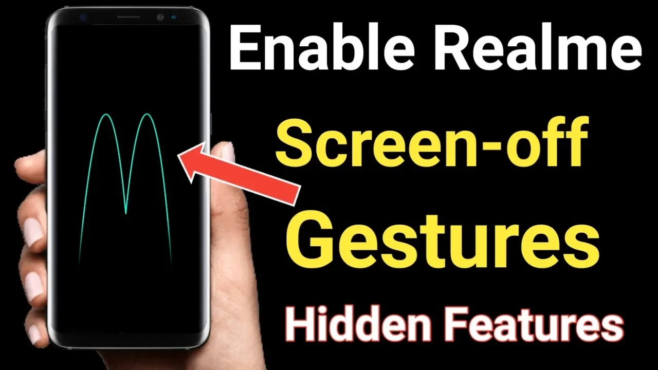 How to Enable Screen-off Gestures in All Realme Mobile | Realme Mobile Hidden Features