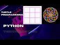 Tic Tac Toe Game Board Using Turtle Python Programming