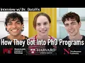 Harvard MIT Northeastern P Students Reveal How They Got In Interview