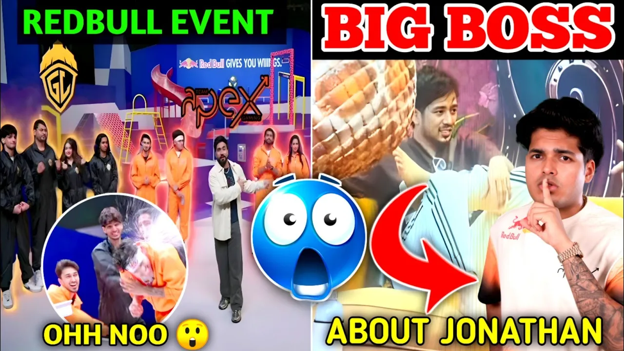 *SCOUT TALKING ABOUT JONATHAN IN THE BIGBOSS HOUSE 🏠| TAG vs GODLIKE 🥵 REDBULL EVENT FULL ON MASTI *