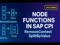 Node Functions in SAP CPI Message Mapping - RemoveContext and SplitByValue