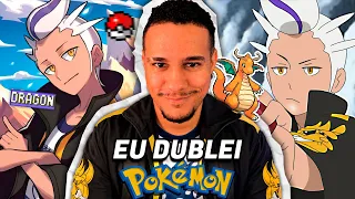 eu realizei um sonho... DUBLEI POKÉMON! ⚡🎙️