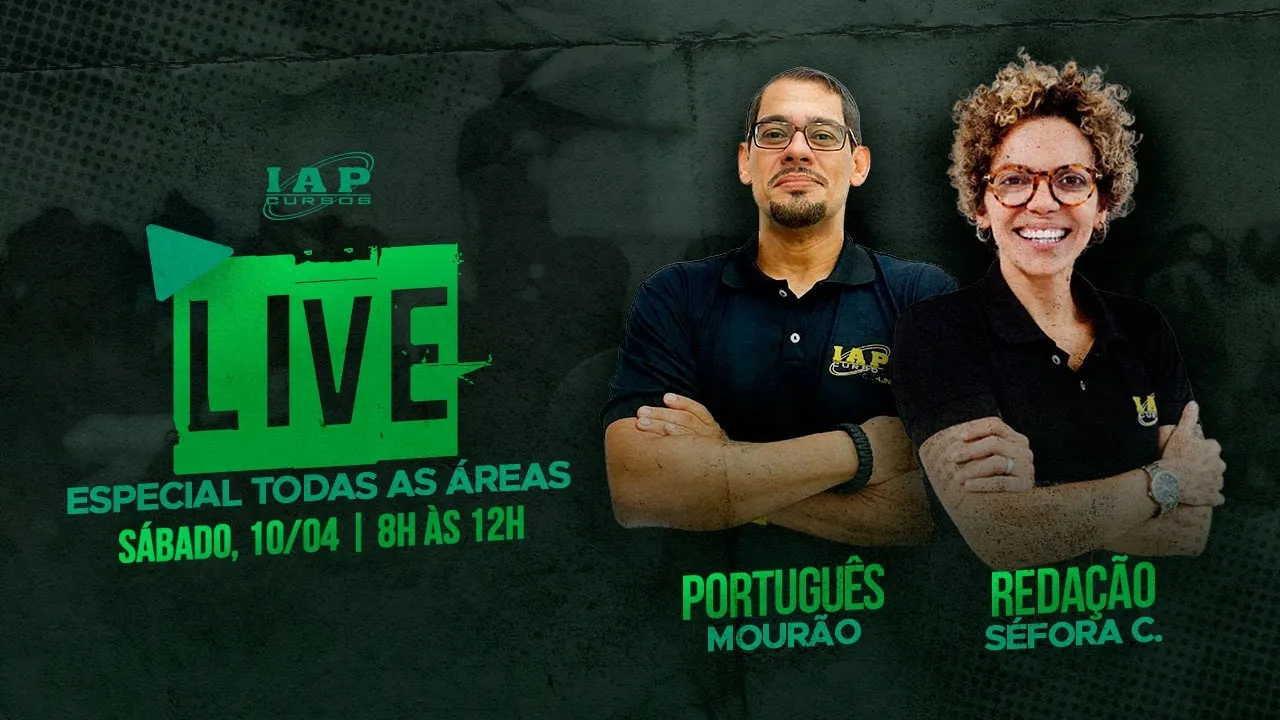 LIVE: ESPECIAL TODAS AS ÁREAS.