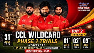 CCL Wildcard Trails - Vizag Day 1 Session 1 | CCL Wildcard | Telugu Warriors