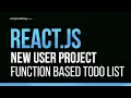 Learn React JS - Function Based