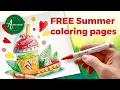 Free Adult Coloring Pages From Artistro Summer Edition