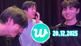 ENG SUB BTS Jungkook Jin and V Full Weverse Live 20 12 2025 Jin V Jungkook