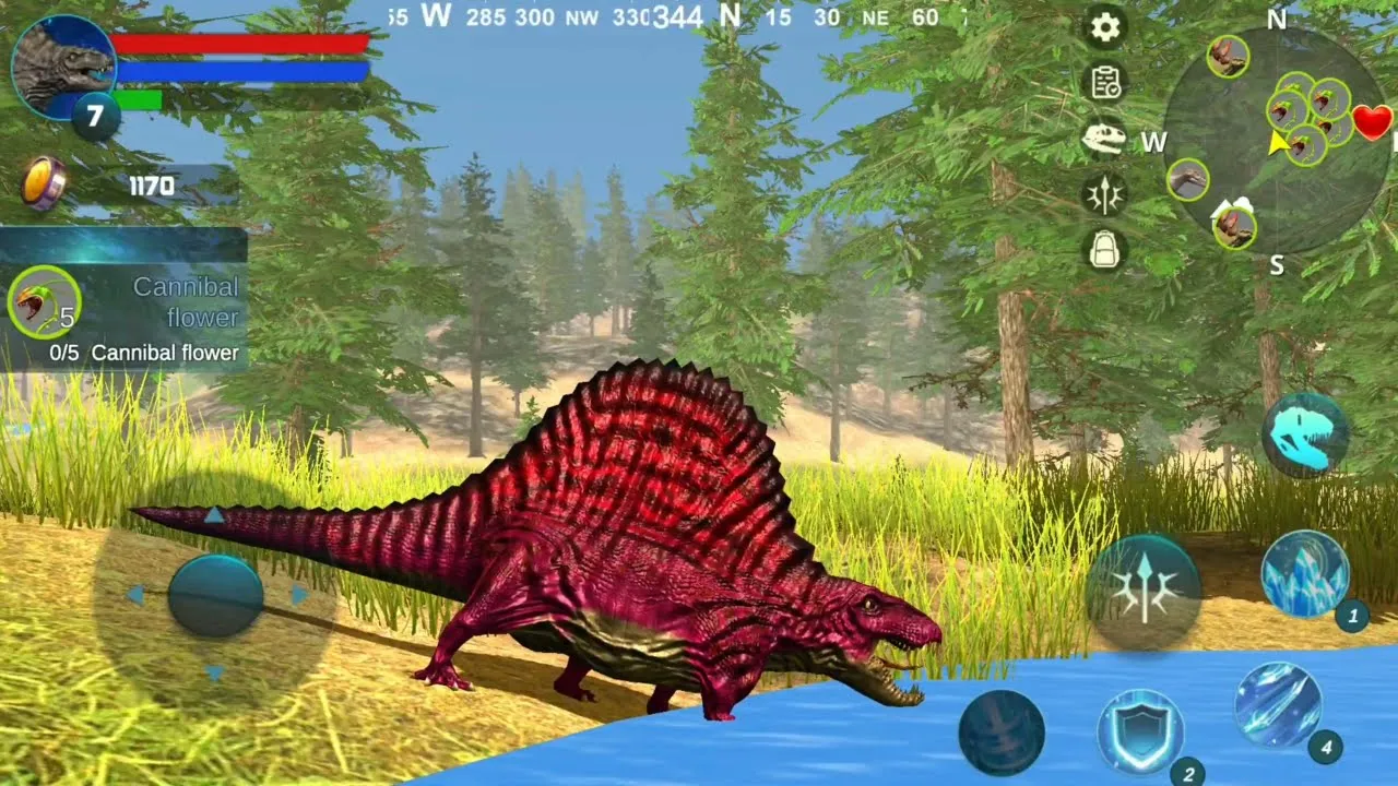Best Dino Games - Dimetrodon Simulator Android Gameplay