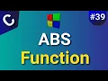Master the abs Function in C Absolute Value Explained for Beginners Lesson 39