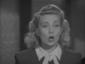 Ann Sothern Singing You'll Never Know from Lady Be Good