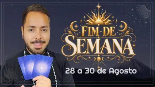 PREVISÕES 28 a 30 de Agosto.  #tarot #fimdesemana #horoscopo