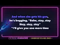 The 1975 - Robbers (Karaoke)