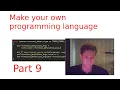 Create a programming language part 9 - Function definition arguments