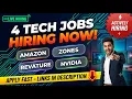 4 IT Jobs Hiring NOW 2026 Amazon Zones Revature NVIDIA - Apply Fast