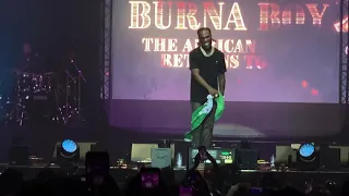 burna boy wetin man go do live in amsterdam 24 10 2019 