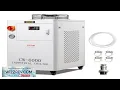 VEVOR Industrial Water Chiller CW6000 1500W Industrial Water Cooler Cooling System