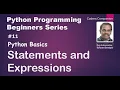 Python Basics - Statements and Expressions