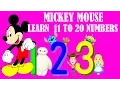 Disney Buddies 123 - iPad Android app for kids. Learn the 11 to 20 Numbers songs