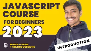 Javascript Hindi Course For Beginners 2023