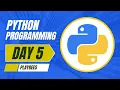 List tuple Set Dictionary Container data types in python Day 5