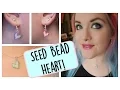 DIY Seed Bead Heart Square Stitch How To Bead Weaving The Corner of Craft