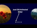 Create a Stunning CSS Animated Slider Using HTML and CSS Free Source Code