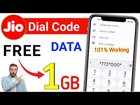 Download MP3 Jio 1GB Free Data Code 2024 | Jio Sim Me Free Data Kaise Le | Jio Free Data Offer Today