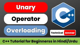 Unary Operator Overloading in C C Operator Overloading C Tutorial for Beginners