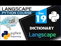 LANGSCAPE PYTHON COURSE - DAY 19 DICTIONARY TUTORIALS IN TAMIL