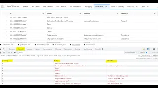 Display objects and arrays as a table using javascript console methods in Lightning Component