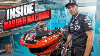 Inside Harley-Davidson Factory Race Team Garage!