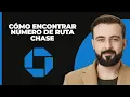 Como encontrar el numero de ruta routing number de Chase Bank