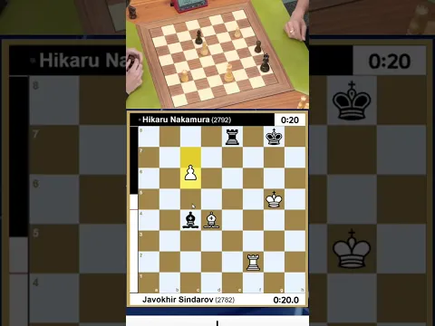 Hikaru REFUSES To Lose! π€βοΈ #chess #chesstactics #chessendgame