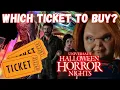 Which HHN 32 Ticket Should You Buy Express Pass Frequent Fear Pass General Admission RIP Tour
