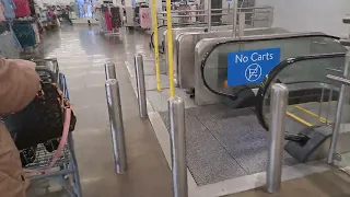 The world s largest walmart albany ny 2 floors with shopping cart elevator