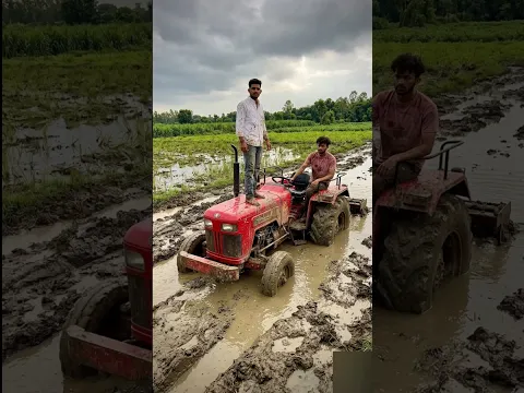 Gurveer's Open Challenge to Rohit Bhai | Mahindra Tractor in Mud