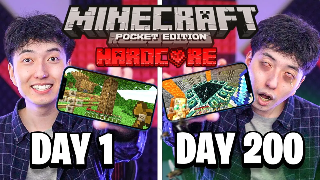 MINECRAFT POCKET EDITION VS MINECRAT LITE | MCPE ПРОТИВ MINECRAFT LITE