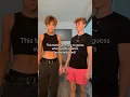 Swapping outfits with my bf #gay #lgbtq #couple #couplegoals #reels #trending