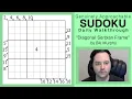 GAS Sudoku Walkthrough - Diagonal Serbian Frame Sudoku by Bill Murphy 2023-12-05